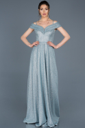 Длинное Помолвочное Платье Бирюзовый ABU634