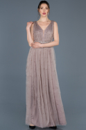Длинное Помолвочное Платье Лавандовый ABU673