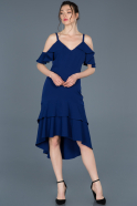 Короткое Платье На Приглашение Ярко-синий ABK448