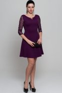 Короткое Вечернее Платье Пурпурный AR36779