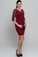 Короткое Вечернее Платье Бордовый AR36801