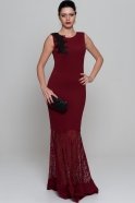 Длинное Вечернее Платье Бордовый AR36810