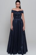 Длинное Вечернее Платье Темно-синий ABU246