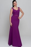 Длинное Вечернее Платье Пурпурный ABU083