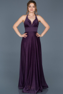 Длинное Помолвочное Платье Пурпурный ABU653