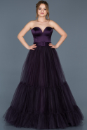 Длинное Помолвочное Платье Пурпурный ABU660
