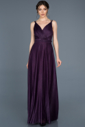 Длинное Выпускное Платье Пурпурный ABU700