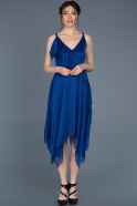 Короткое Выпускное Платье Ярко-синий ABK457