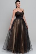 Бальное Платье Принцесса Черный F2485