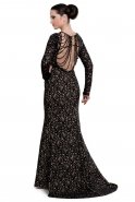 Длинное Вечернее Платье Черный S3985