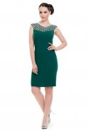 Короткое Вечернее Платье зелёный C2104