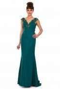 Длинное Вечернее Платье Темно-зеленый K4345270