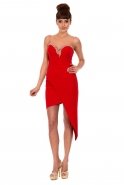 Короткое Вечернее Платье красный K4342324