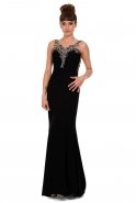 Длинное Вечернее Платье Черный K4342220