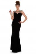 Длинное Вечернее Платье Черный K4342214