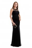 Длинное Вечернее Платье Черный M1439
