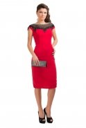 Вечернее Платье Большого Размера красный C5190