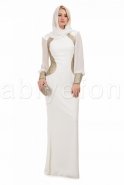Длинное Вечернее Платье Белый S3880