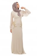 Вечерняя Одежда Хиджаб Белый S3670