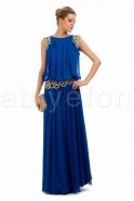 Длинное Вечернее Платье Ярко-синий O3631