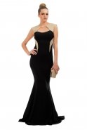 Длинное Вечернее Платье Черный C6147