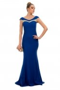 Длинное Вечернее Платье Ярко-синий C6142