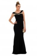 Длинное Вечернее Платье Черный C6142