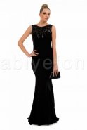 Длинное Вечернее Платье Черный C6144