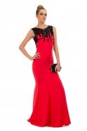 Длинное Вечернее Платье красный C6144