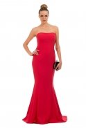 Длинное Вечернее Платье красный C6139