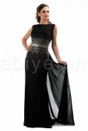 Длинное Вечернее Платье Черный O3629