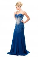 Длинное Вечернее Платье Ярко-синий F1006
