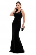 Длинное Вечернее Платье Черный C6118