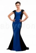 Длинное Вечернее Платье Ярко-синий C6133