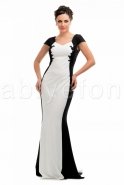 Длинное Вечернее Платье Белый C6133