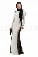 Вечерняя Одежда Хиджаб Белый S3846