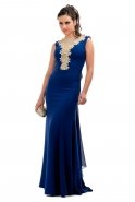 Длинное Вечернее Платье Ярко-синий M1412