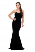 Длинное Вечернее Платье Черный C6120