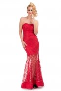 Длинное Вечернее Платье красный C6110