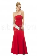 Длинное Вечернее Платье красный C6097