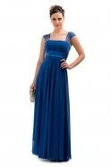 Длинное Вечернее Платье Ярко-синий F941