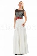 Длинное Вечернее Платье Белый S3815