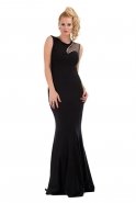 Длинное Вечернее Платье Черный C6115