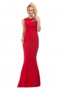 Длинное Вечернее Платье красный C6115