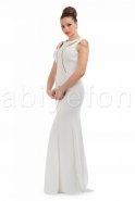 Длинное Вечернее Платье Белый C6066