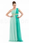 Длинное Вечернее Платье Мятный S3705