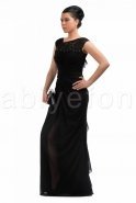Длинное Вечернее Платье Черный S3718