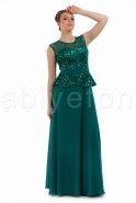 Длинное Вечернее Платье зелёный C6117