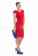 Короткое Вечернее Платье красный C5143