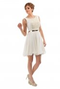 Длинное Вечернее Платье Белый F5326